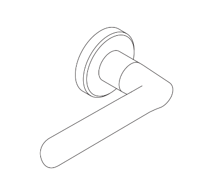 Schlage 09-506 18 outside lever assembly for L Series mortise lock