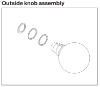 Picture of 09-506 41 Outside Lever Assembly For L Series