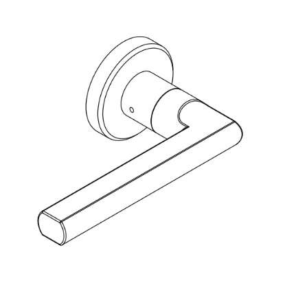 Schlage 09-506 LAT Latitude outside lever assembly for L Series mortise lock