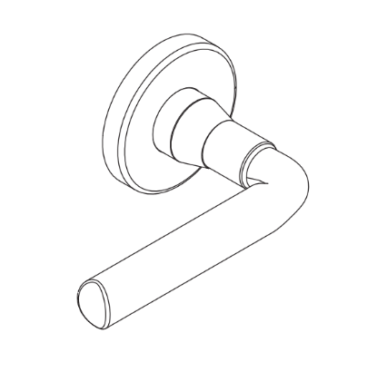 Schlage 09-506 M53 outside lever assembly for L Series mortise lock