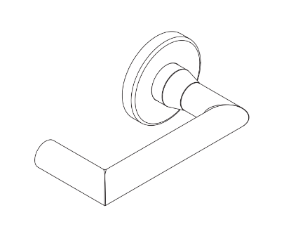 Schlage 09-506 M81 outside lever assembly for L Series mortise lock