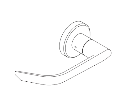 Schlage 09-506 ME2 outside lever assembly for L Series mortise lock