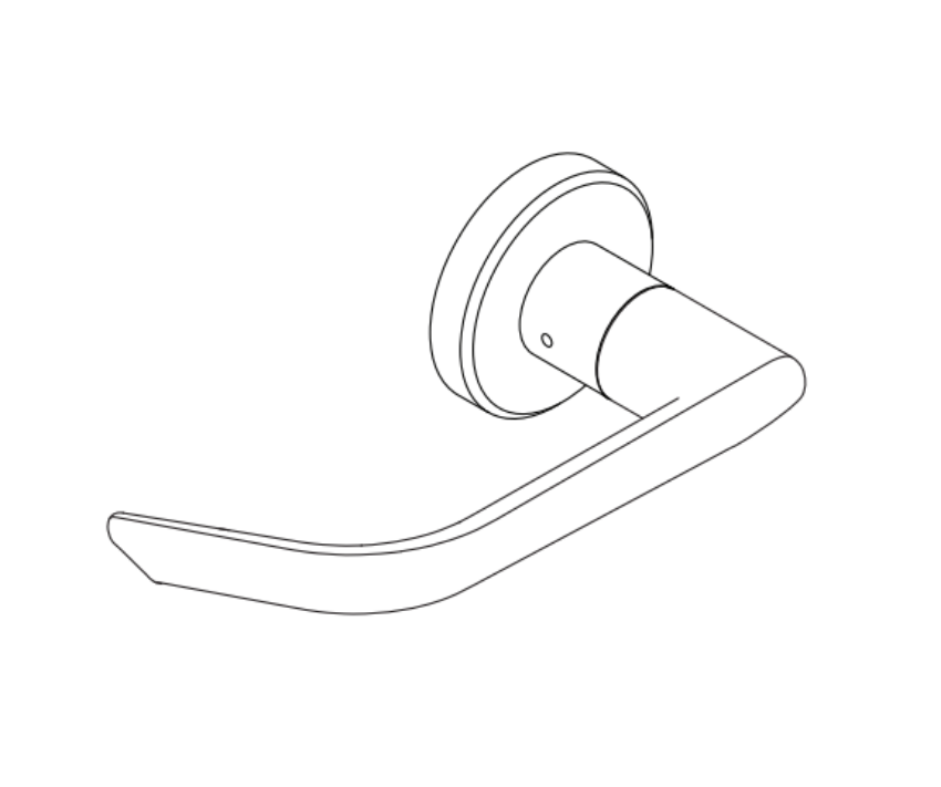 Schlage 09-506 ME2 outside lever assembly for L Series mortise lock