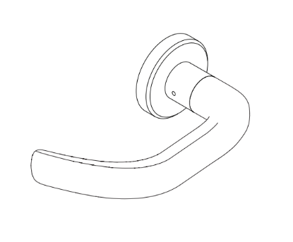 Schlage 09-506 ME3 outside lever assembly for L Series mortise lock