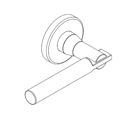 Schlage 09-506 M57 Outside Lever Assembly for L Series