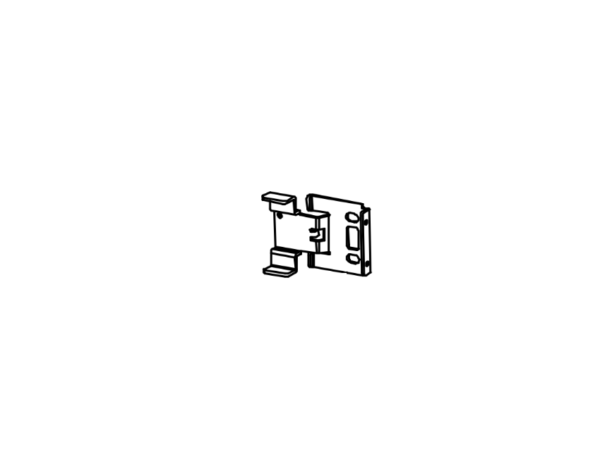 Detex 103625 Endcap Bracket for ECL-230X Exit Control Lock