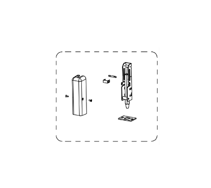 Detex 103692-1 Bottom Bolt