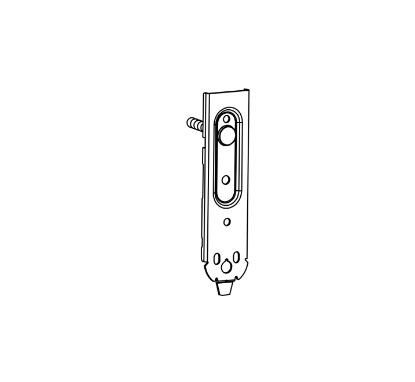 Detex 102715 Steel Backplate Assembly