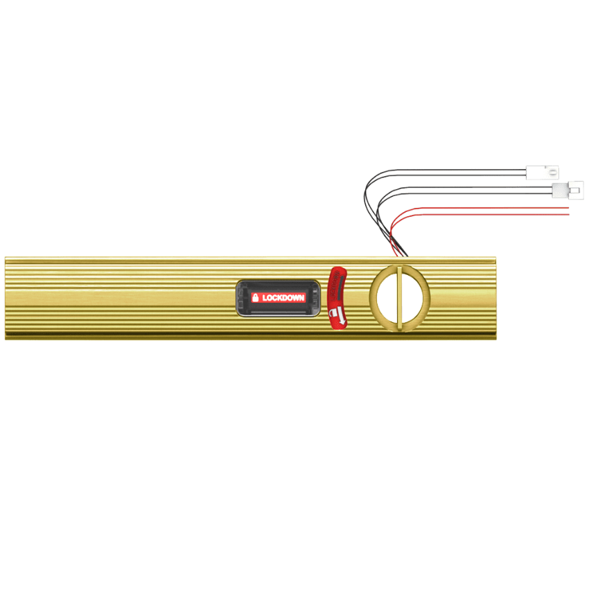 Von Duprin 967247 US4 Satin Brass Emergency Secure Lockdown Kit for 99 QEL, 48" Exit Devices