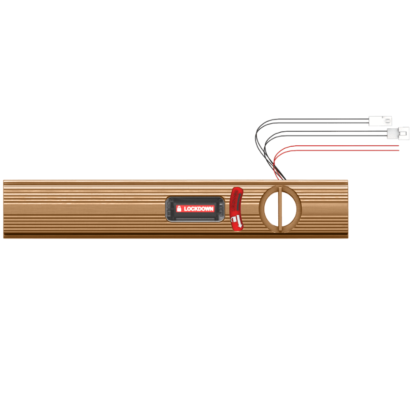 Von Duprin 967247 US10 Satin Bronze Emergency Secure Lockdown Kit for 99 QEL, 48" Exit Devices