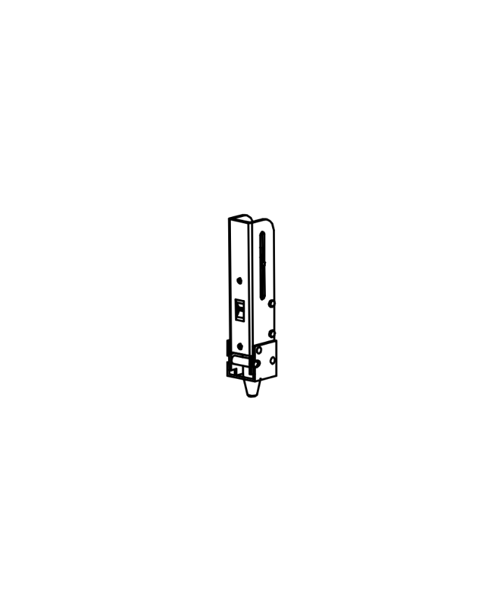 Detex 104190-2 bottom latch for hollow metal door application