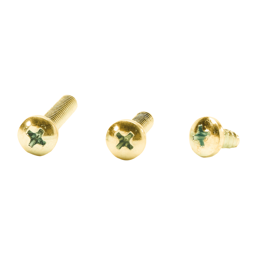 Von Duprin 900597 Impact Resistant End Cap Screw Pack US3 Bright Brass Genuine OEM Replacement