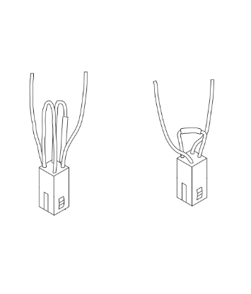 Von Duprin 050803 6300 Strike Wire Harness Kit cable pigtail kit for 6300 Series electric strikes