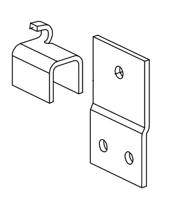 Von Duprin 900292 Strike Pocket Insert Mounting Tab for 6212 Electric Strike