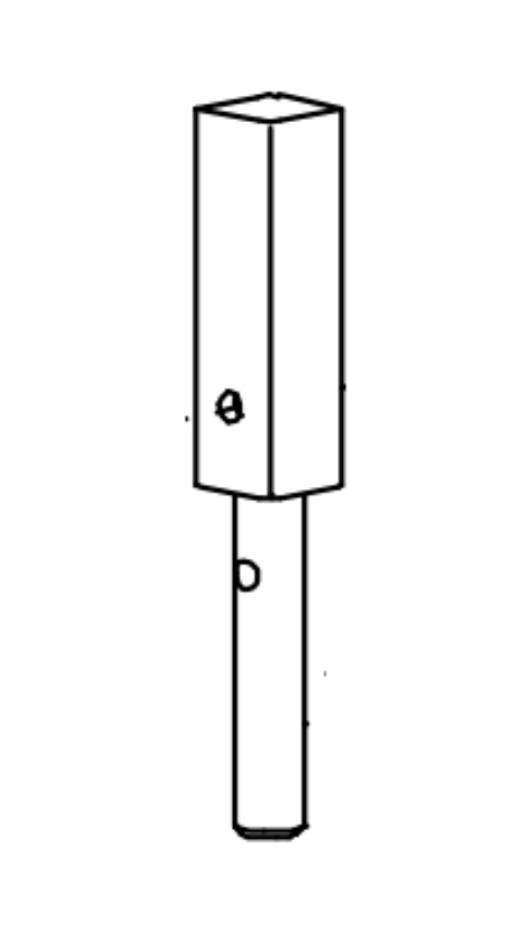 Von Duprin 090075 Rod Extension Connector Package of 4 genuine OEM replacement part for compatible surface vertical rod exit devices