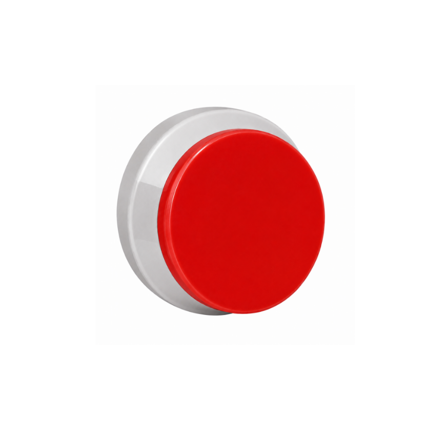 Schlage P620014-RD 1-5/8 Inch Red Button