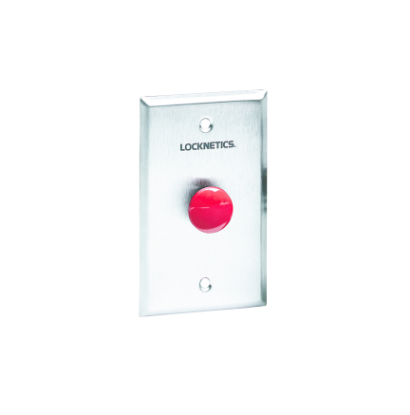 Schlage 701RD Mushroom Button, 7/8 Inch Red, Standard