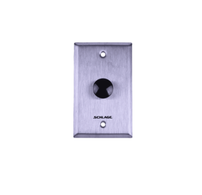 Schlage 701BK Mushroom Button, 7/8" Black - Standard