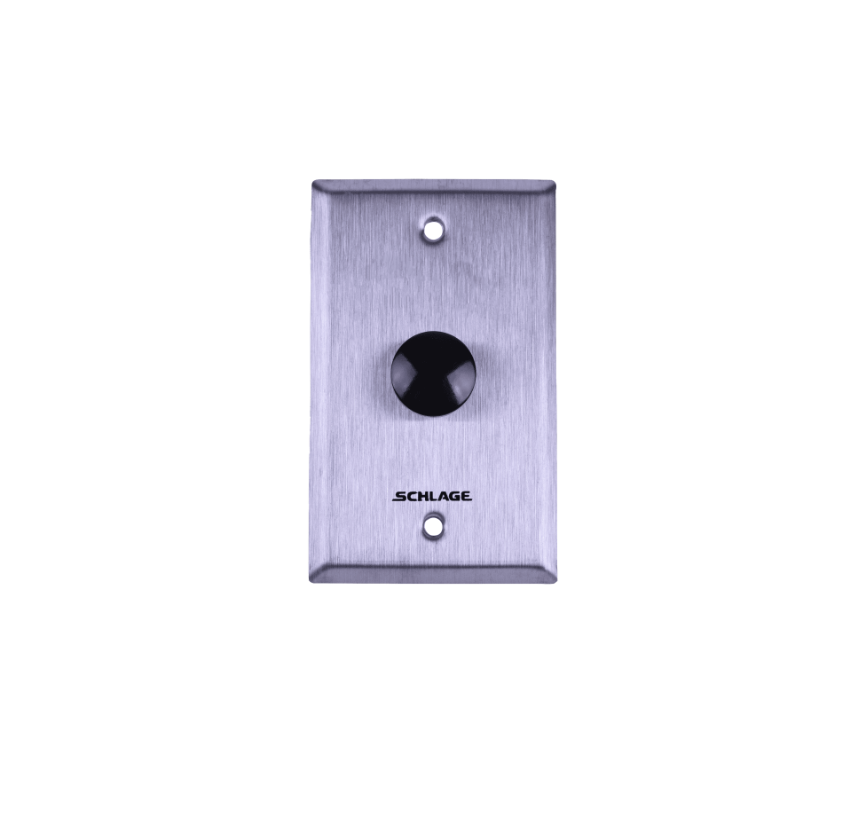 Schlage 701BK Mushroom Button, 7/8" Black - Standard