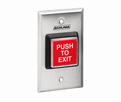 Schlage 709RDEXILL Illuminated Red Button PUSH TO EXIT