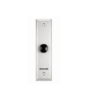 Schlage 701BK-NS Mushroom Button, 7/8" Black - Narrow Stile