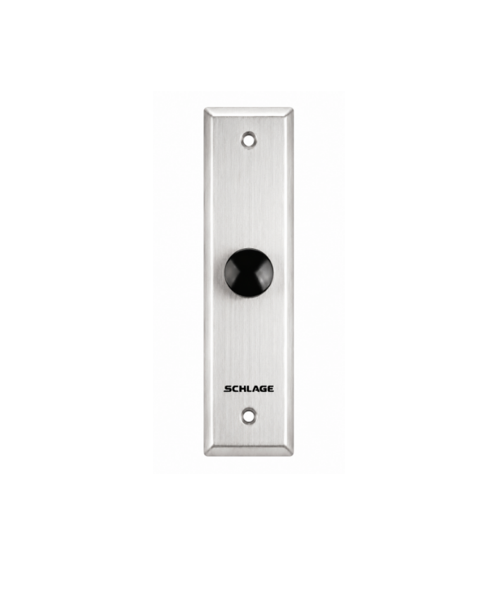 Schlage 701BK-NS Mushroom Button, 7/8" Black - Narrow Stile