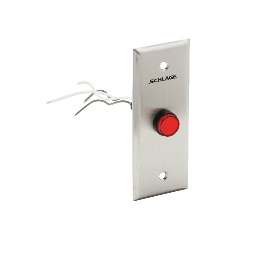 Schlage 701RD-NS Mushroom Button, 7/8 Inch Red, Narrow Stile