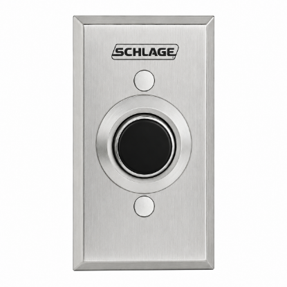 Schlage 621BK 1-1/4" Button, Single Gang, Black Button Packaging