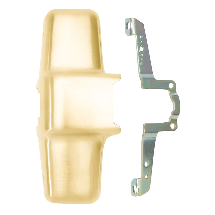 Von Duprin 050691 XP98/99/-F Center Case Cover Kit in US3 Bright Brass