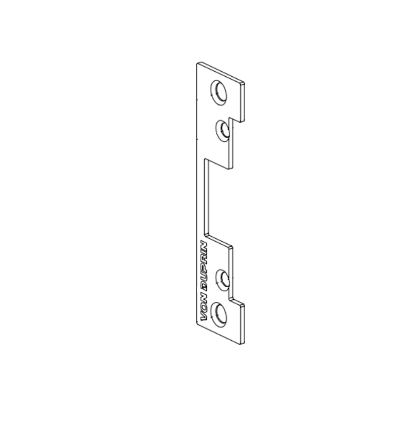 Von Duprin 050031 Electric Strike Faceplate - Standard for 5100