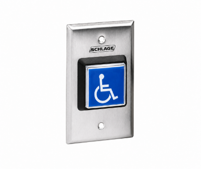 Schlage 709BLHILL illuminated blue handicapped symbol