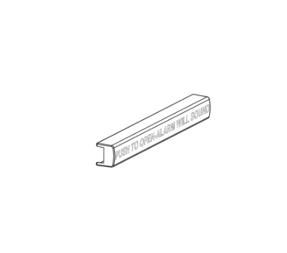 Detex 105417-4 pushpad wrap