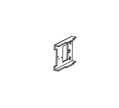 Detex 101844-1 Endcap Bracket w/o Battery Holder
