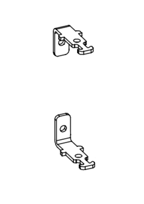 Von Duprin 969989 33/3547 Rod Connector Extension Bracket