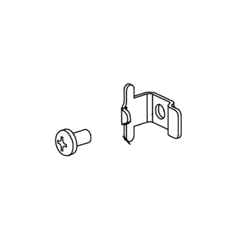 Von Duprin 050334 55 Rim Spring Clip w/Screws OEM replacement part