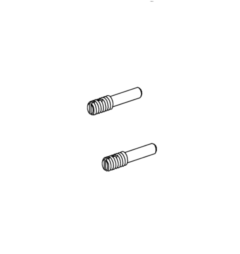 Von Duprin 090023 55 Axle Retainer Package for 55 Rim Device