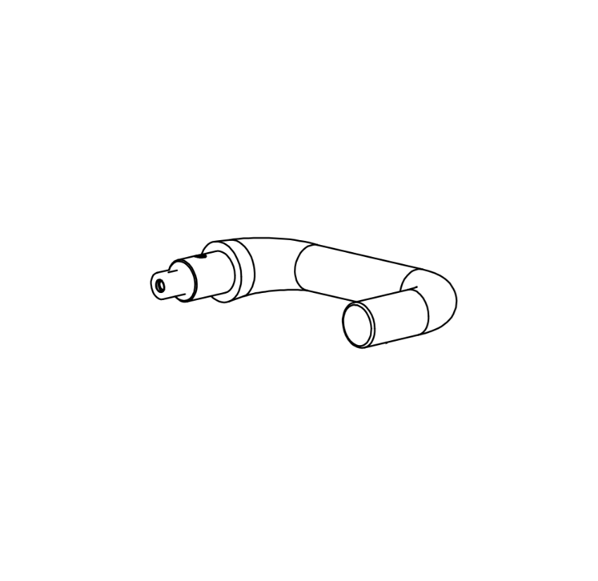 Detex 101375-14 U lever assembly 693 finish