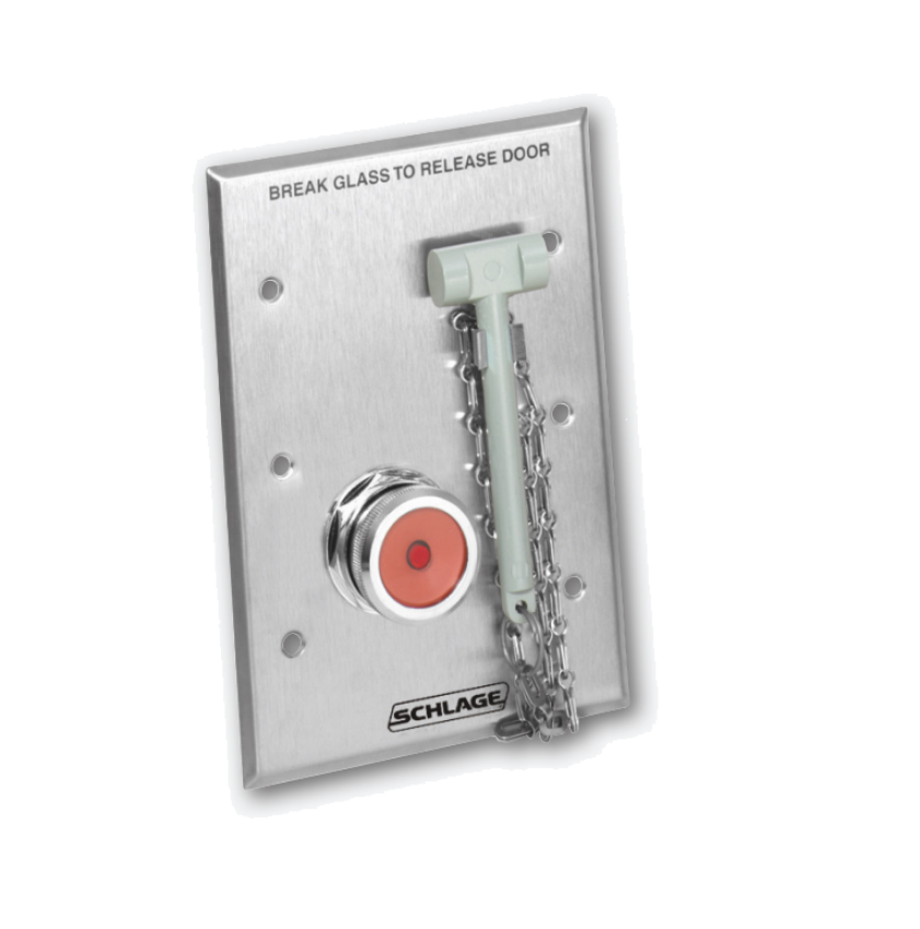 Schlage 741 Emergency Break Glass with Indicator Light