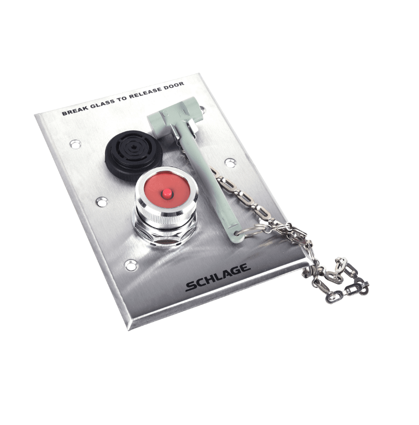 Schlage 742 Emergency Break Glass with Sonalert Horn
