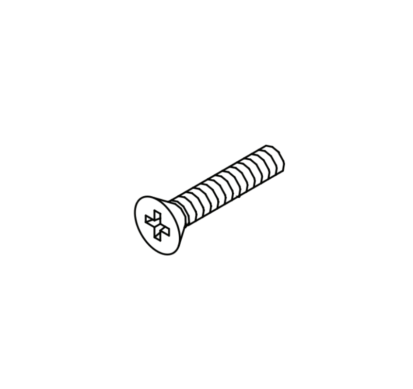 Adams Rite 91-0967-P Flathead Combo Screw #12-24 × 3/4"