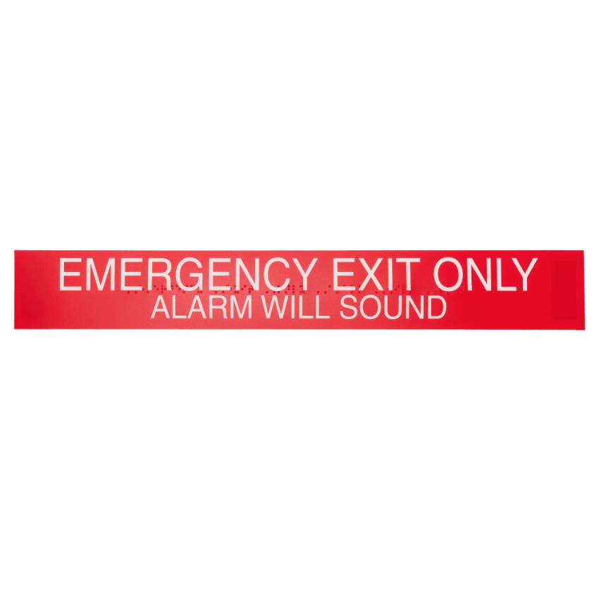 Von Duprin SIGN.1001 Alarm Sign - French for Guard-X 2670 Exit Alarm Lock
