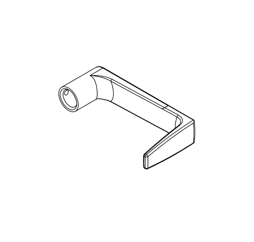 Adams Rite 91-0197-030-10B-IP Square Lever Kit