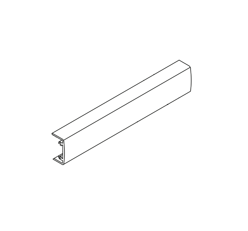 Adams Rite 3300-PUSH-BAR-628 Push Bar Assembly for 3300 Series