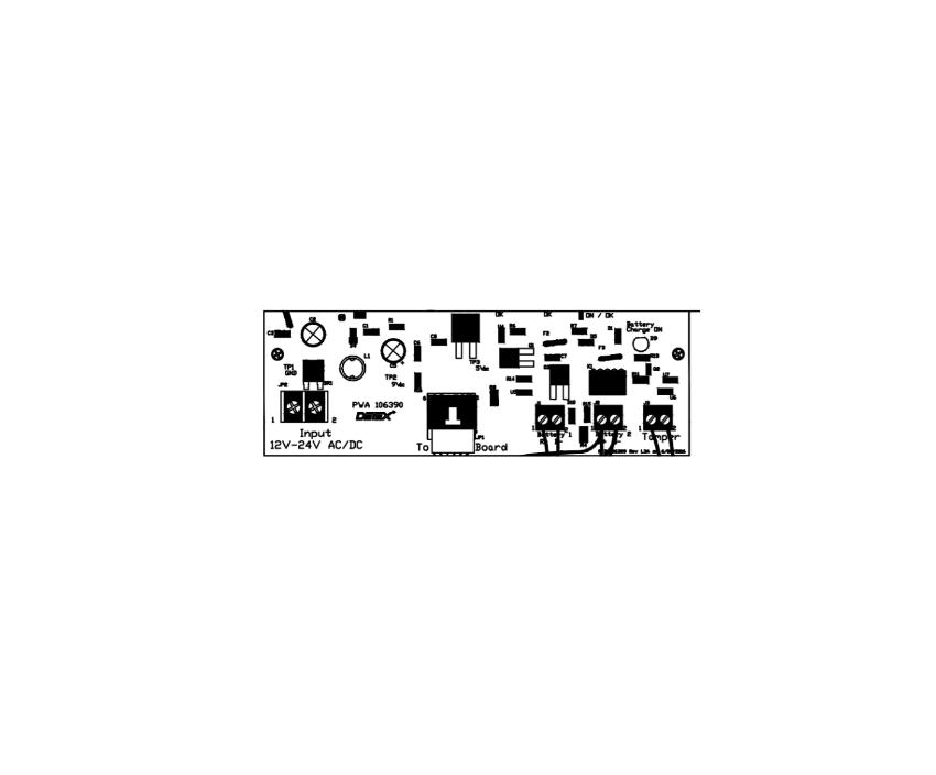 Detex 106390 PWA power board